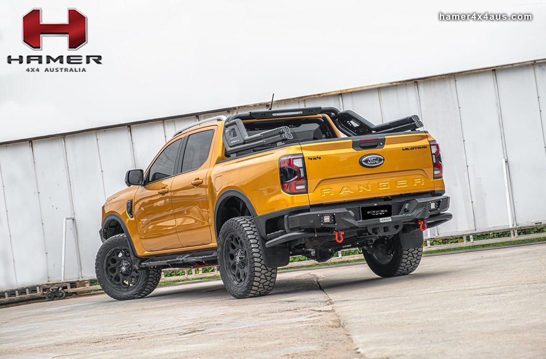 Night Fury Sports Bar on the Next Gen Ford Ranger & Raptor, underside view