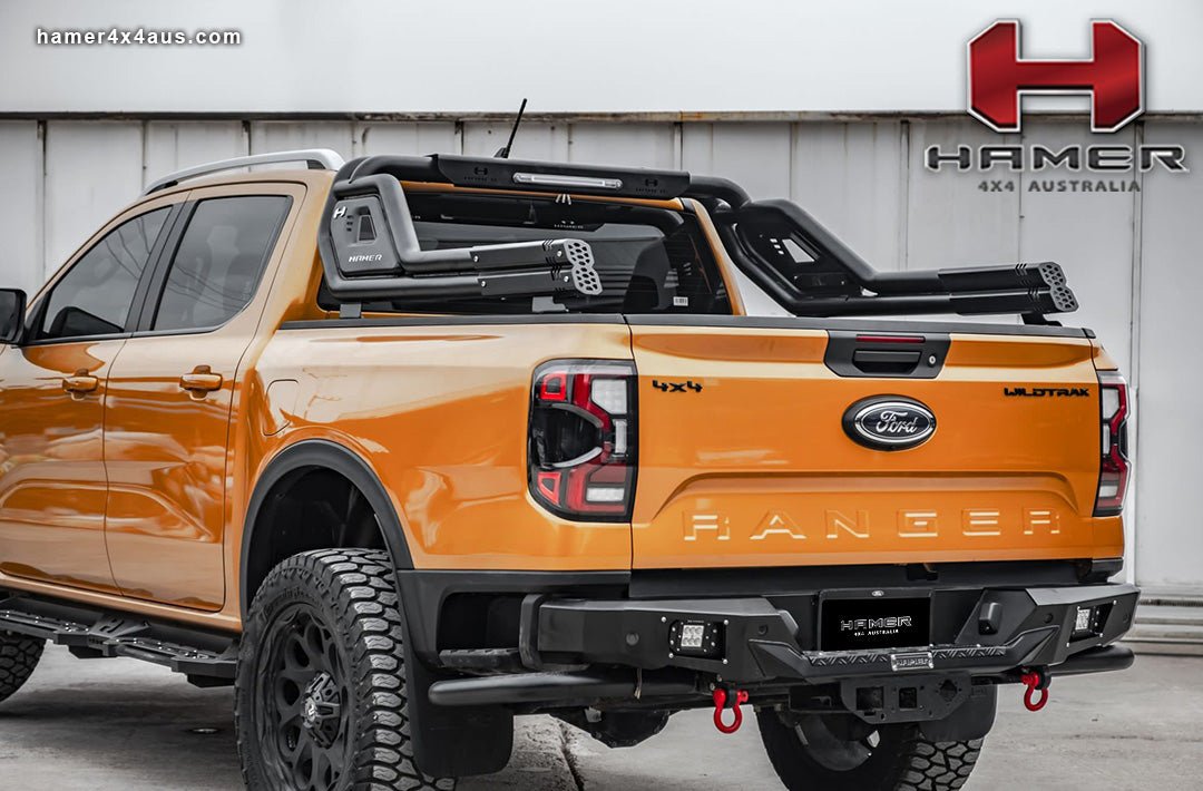Night Fury Sports Bar on the Next Gen Ford Ranger & Raptor, top view
