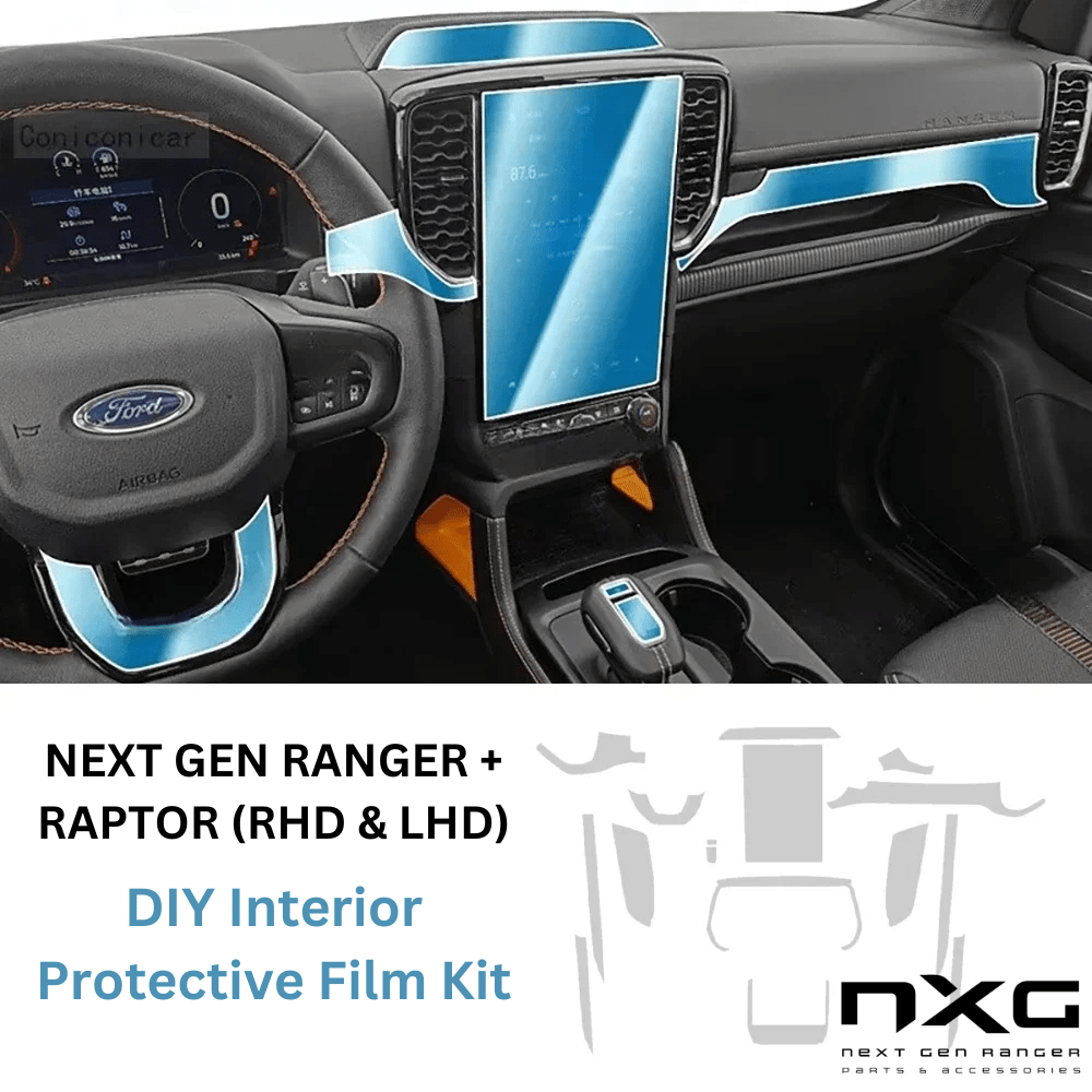 Interior PPF to suit Ford Ranger (XLT - Up, Raptor)InteriorNXG