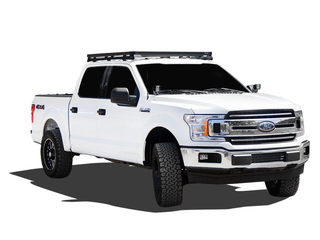 Ford F-150 Crew Cab (2009-Current) Slimline II Roof Rack Kit / Low Profile - Front Runner