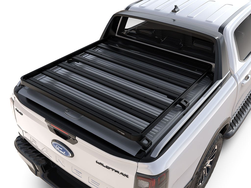 Next Gen Ford Ranger Wildtrak w/ OEM Roll Top (2022-Current) Slimline II Load Bed Rack Kit - Front Runner