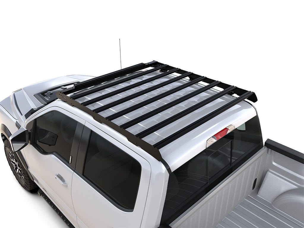 Ford F-150 Super Crew (2021-Current) Slimsport Roof Rack Kit / Lightbar Ready - Front Runner - view 2