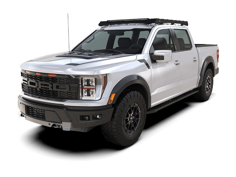 Ford F-150 Super Crew (2021-Current) Slimsport Roof Rack Kit / Lightbar Ready - Front Runner