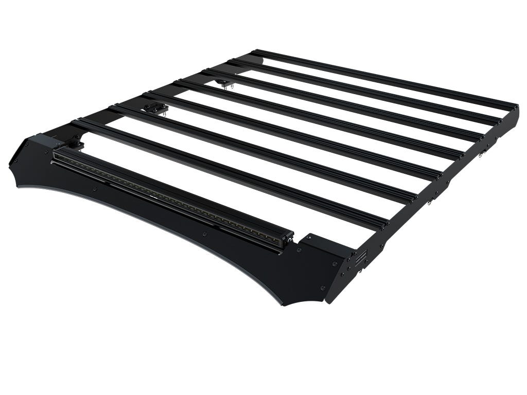 Ford F-150 Super Crew (2021-Current) Slimsport Roof Rack Kit / Lightbar Ready - Front Runner - view 4