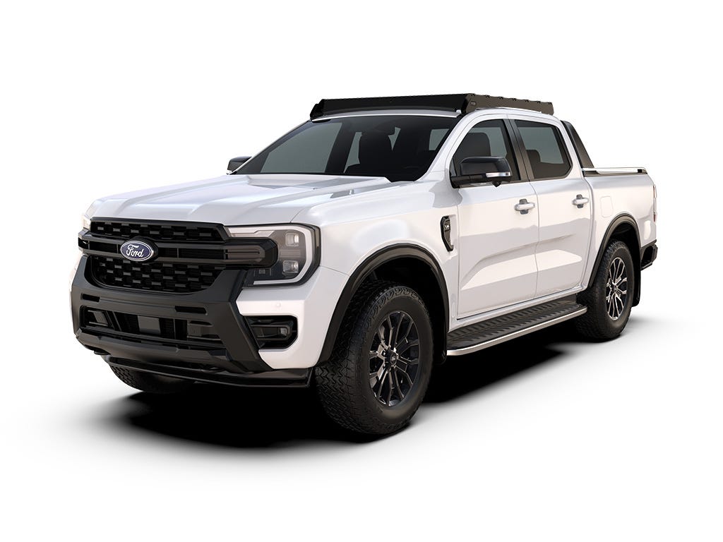 Next Gen Ford Ranger Wildtrak Raptor Double Cab (2022-Current) Slimsport Roof Rack Kit - Front Runner