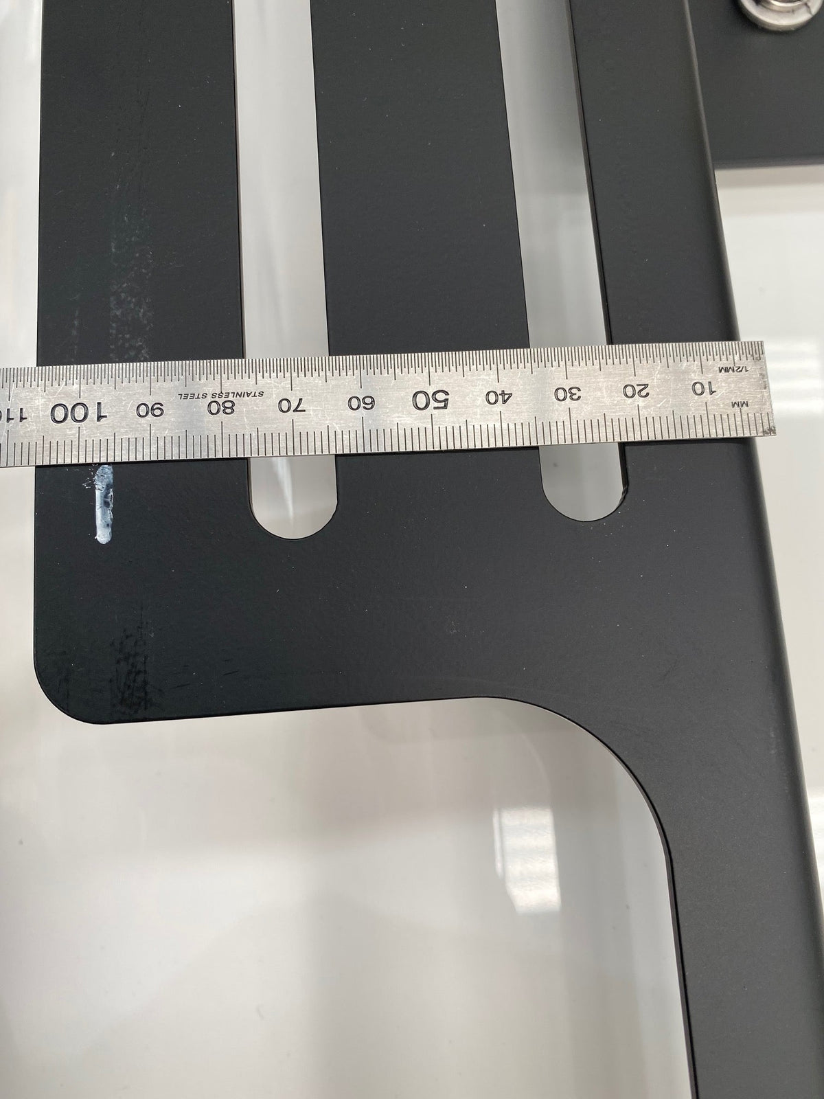 Maxliner Canopy Tray Bracket on the Next Gen Ford Ranger, side view