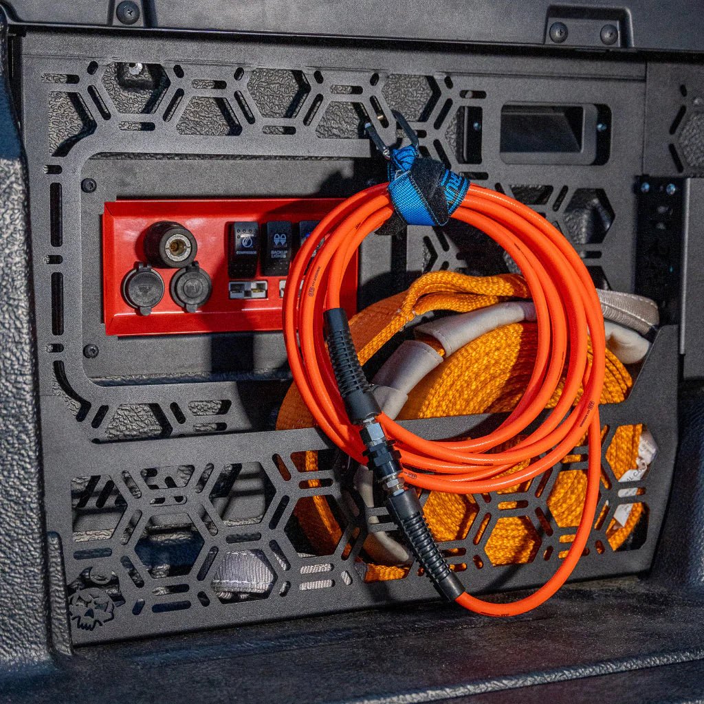 Molle Storage Pocket on the Next Gen Ford Ranger & Raptor, mounting detail