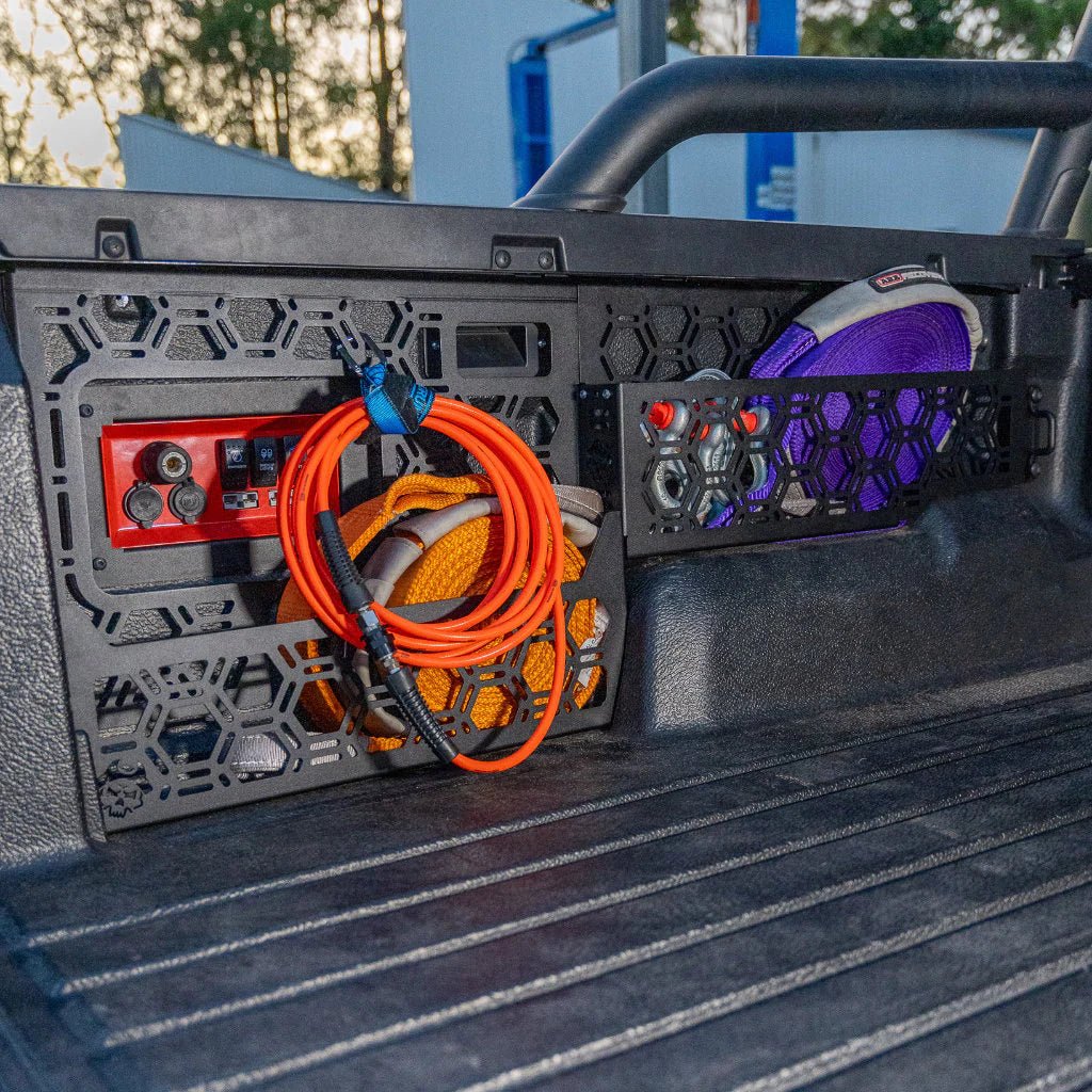 Molle Storage Pocket on the Next Gen Ford Ranger & Raptor, fitted on the vehicle