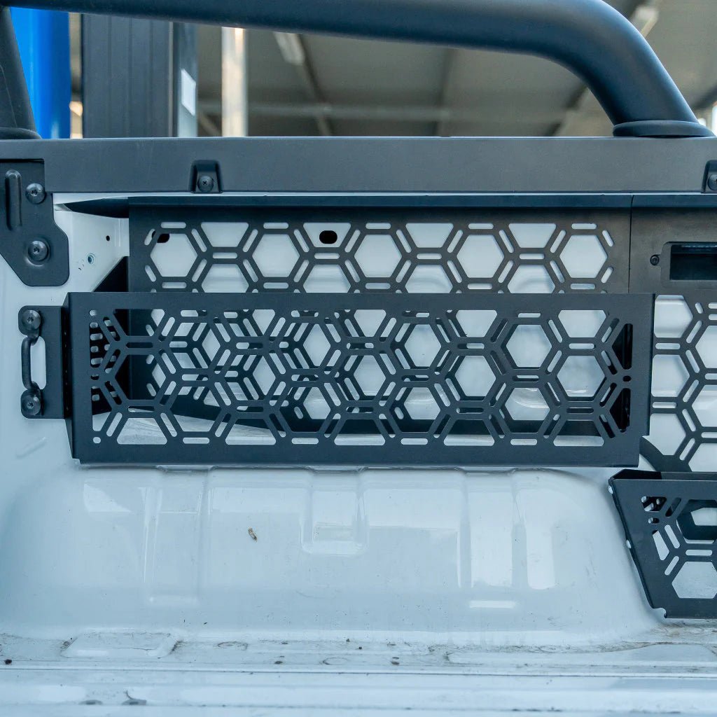 Molle Panel with Pockets on the Next Gen Ford Ranger & Raptor, close-up detail