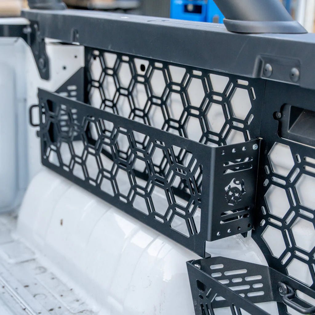 Molle Panel with Pockets on the Next Gen Ford Ranger & Raptor, fitted on the vehicle