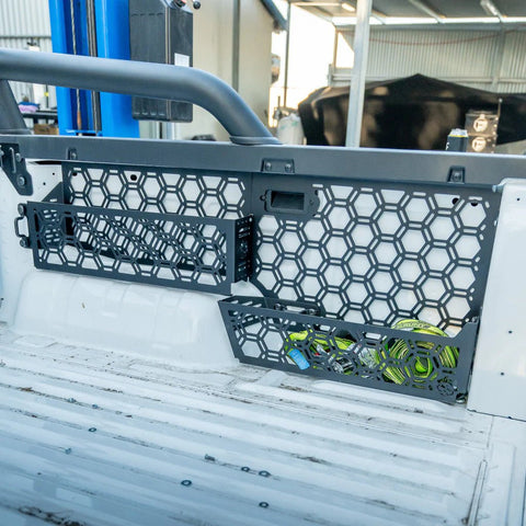 MOLLE PANEL WITH STORAGE POCKETS TO SUIT THE SPRAY IN TUB LINER FOR NEXT GEN RANGER OR RAPTOR 2022+OtherNXG