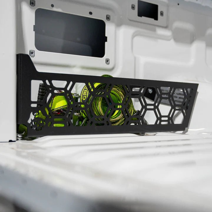 Molle Panel & Pockets on the Next Gen Ford Ranger & Raptor, rear three-quarter view