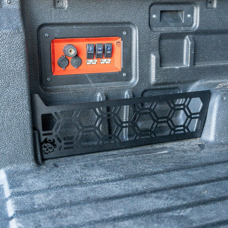 Pirate Camp Co Molle Storage Pockets fitted to a Next Gen Ford Ranger & Raptor (2022+)