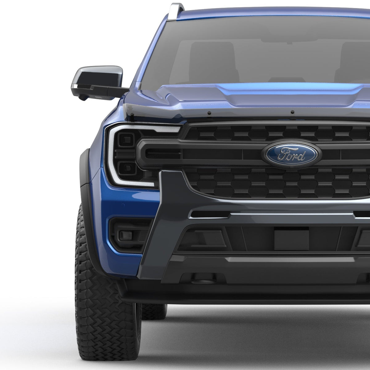Fender Flares (Matte Black) for the Next Gen Ford Everest, close up detail