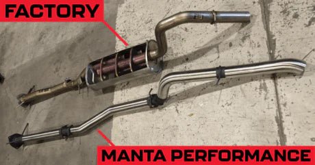 Manta Exhaust System V6 for the Next Gen Ford Everest