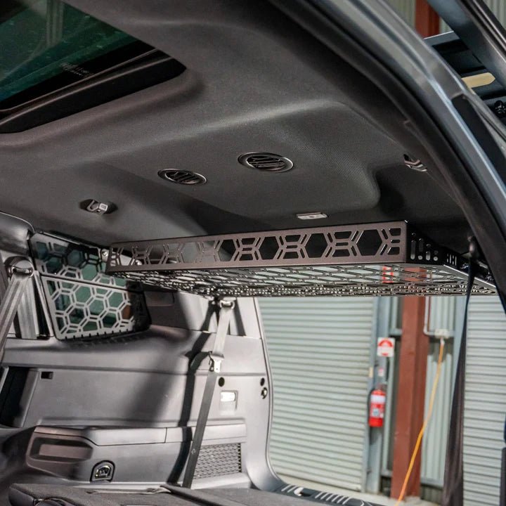 Roof Parcel Shelf for the Next Gen Ford Everest, close up detail
