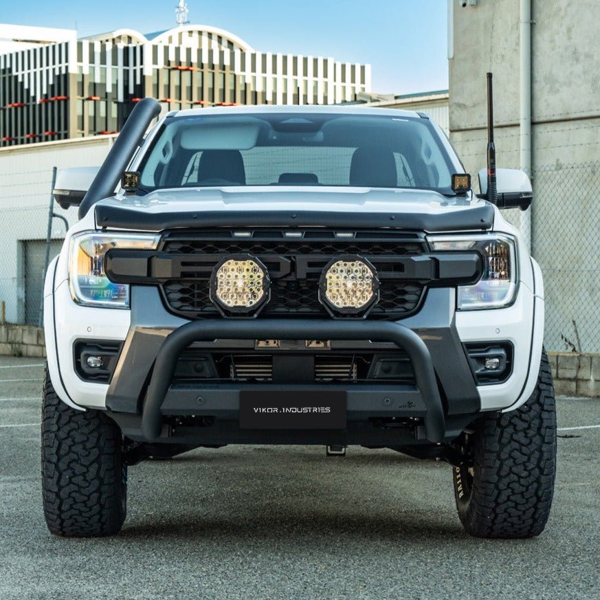 Bonnet Protector for the Next Gen Ford Ranger, fitted on the vehicle