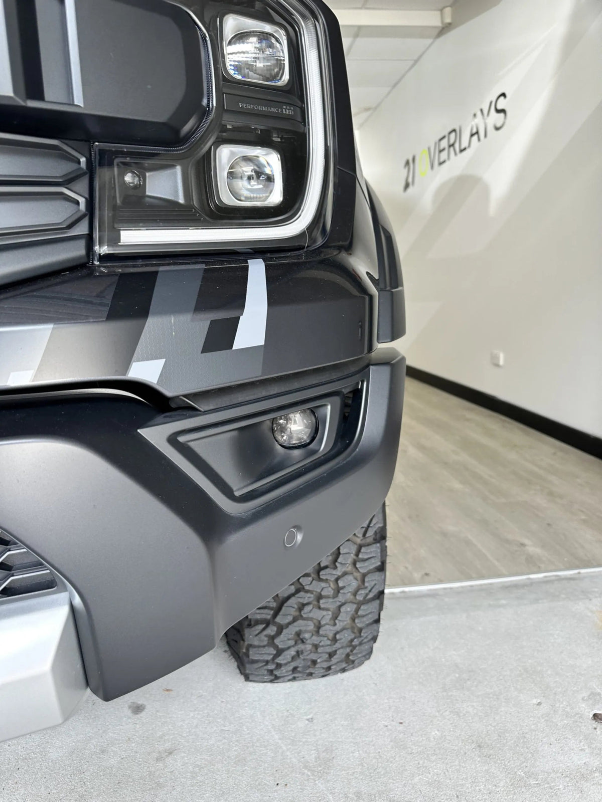Fog Light Overlays for the Next Gen Ford Ranger, side view
