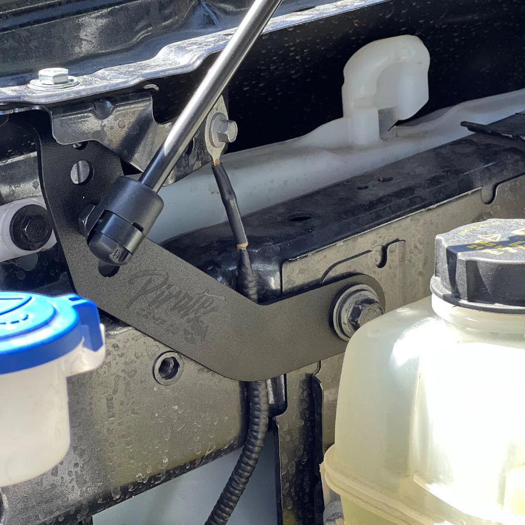 Bonnet Open Assist Kit for the Next Gen Ford Ranger, rear angle