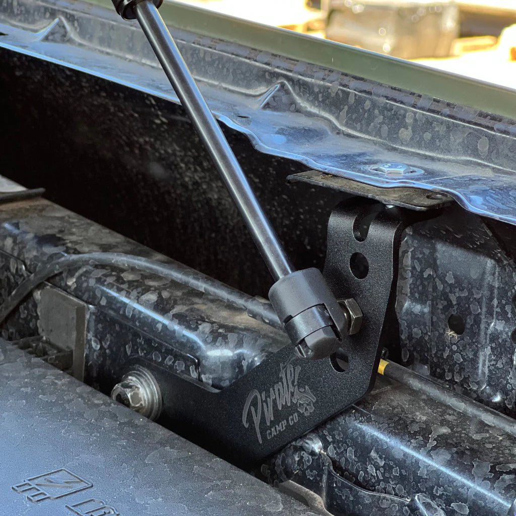 Bonnet Open Assist Kit for the Next Gen Ford Ranger, front angle