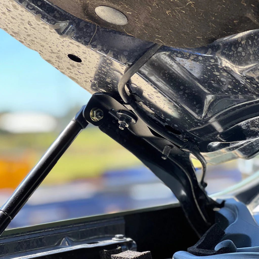 Bonnet Open Assist Kit for the Next Gen Ford Ranger, mounting detail