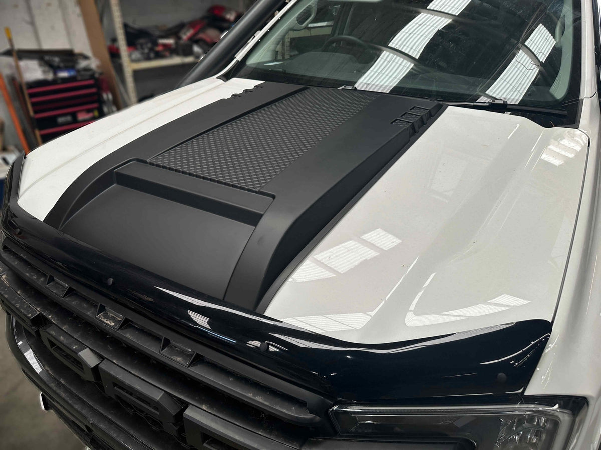 Bonnet Scoop, AU Stock for the Next Gen Ford Ranger, close up detail
