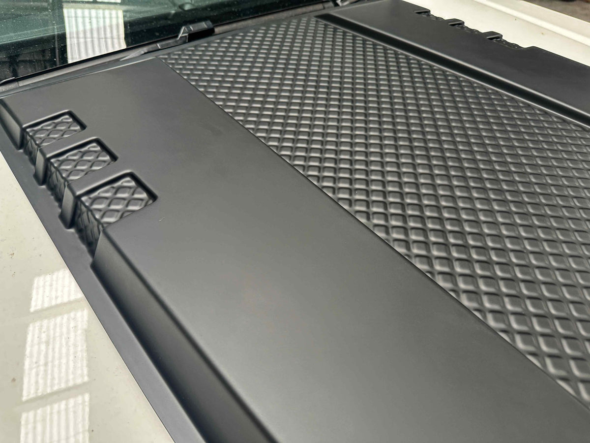 Bonnet Scoop, AU Stock for the Next Gen Ford Ranger, mounting detail