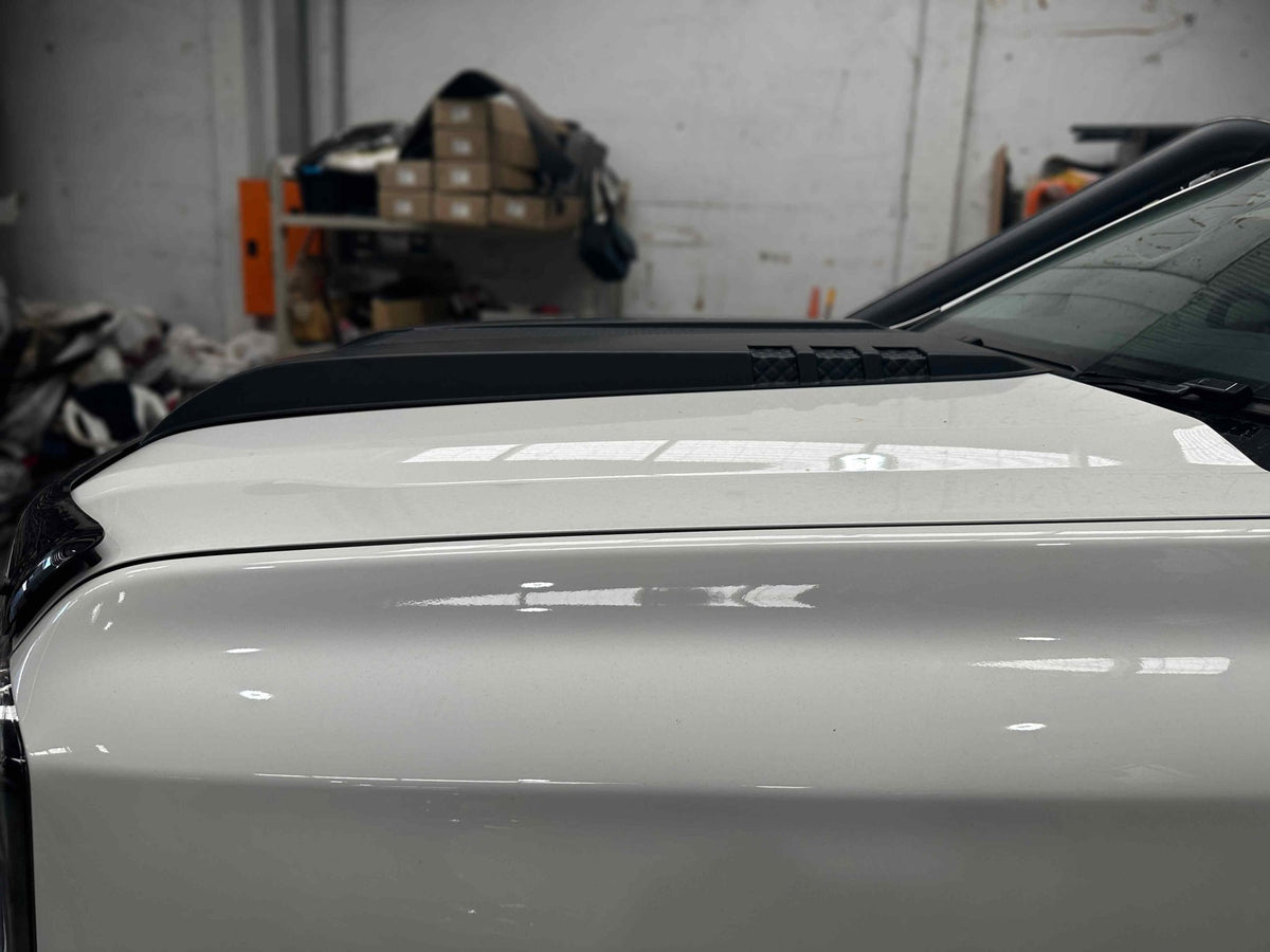 Bonnet Scoop, AU Stock for the Next Gen Ford Ranger, rear angle