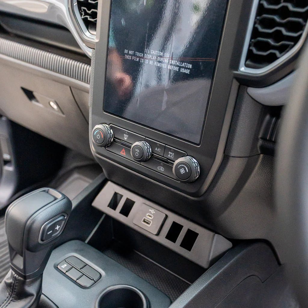 Dash Switch Cluster XL for the Next Gen Ford Ranger, side view