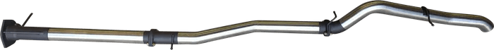 Exhaust System V6 for the Next Gen Ford Ranger, rear angle