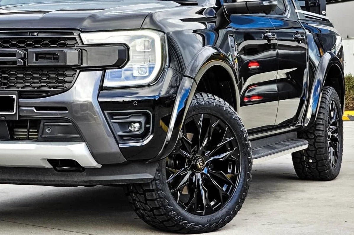 Fender Flares (Painted) for the Next Gen Ford Ranger, front angle