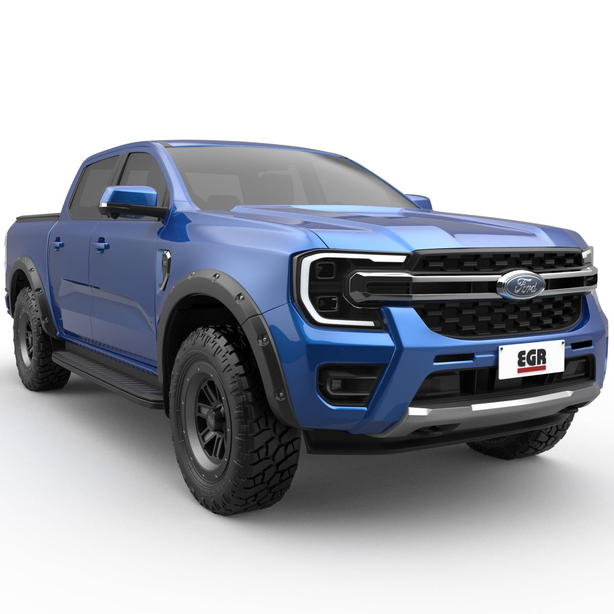Fender Flares (Matte Black) for the Next Gen Ford Ranger, side view