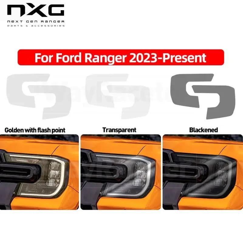 Headlight Protection Film for the Next Gen Ford Ranger, front angle