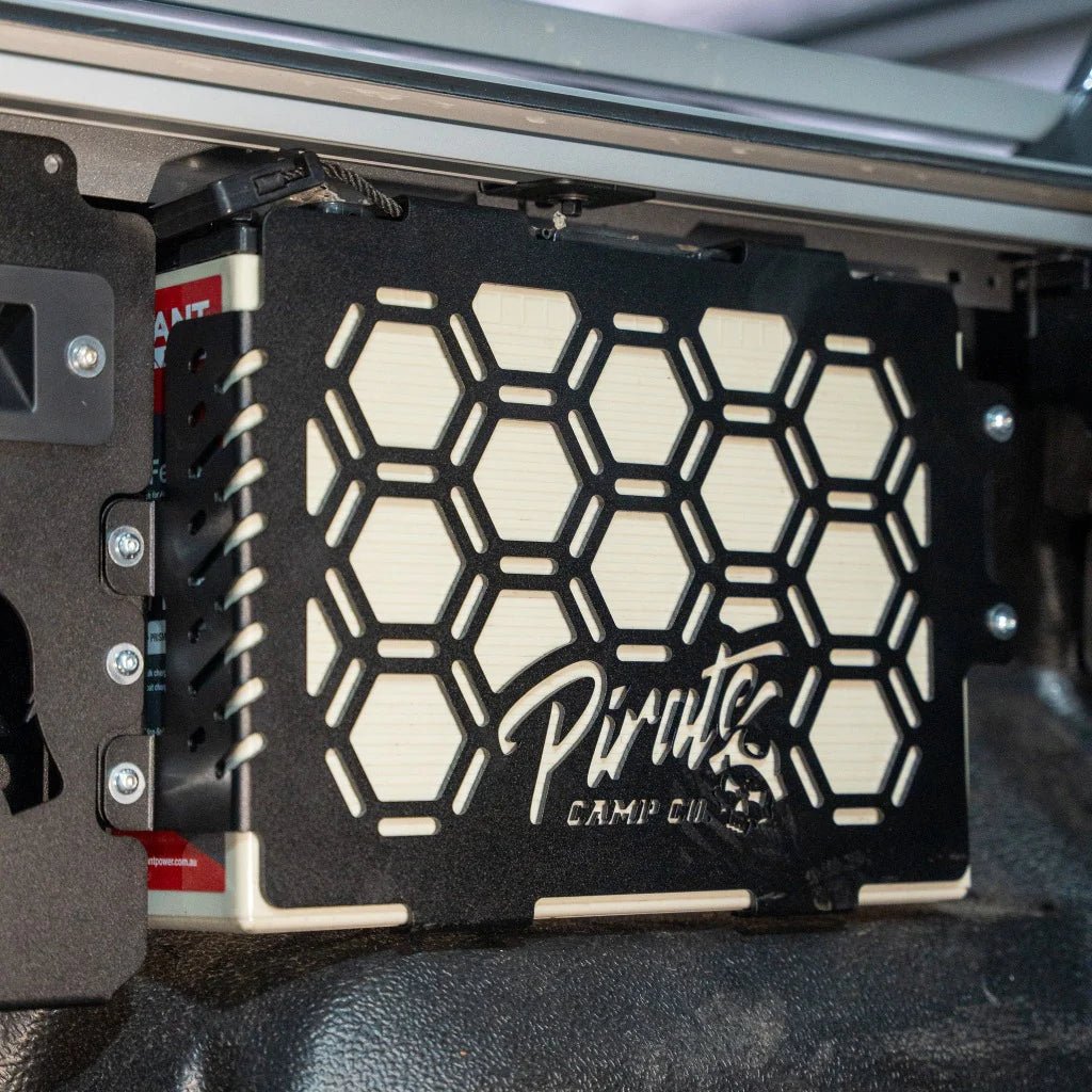 Tub Battery Mount 150Ah for the Next Gen Ford Ranger, mounting detail