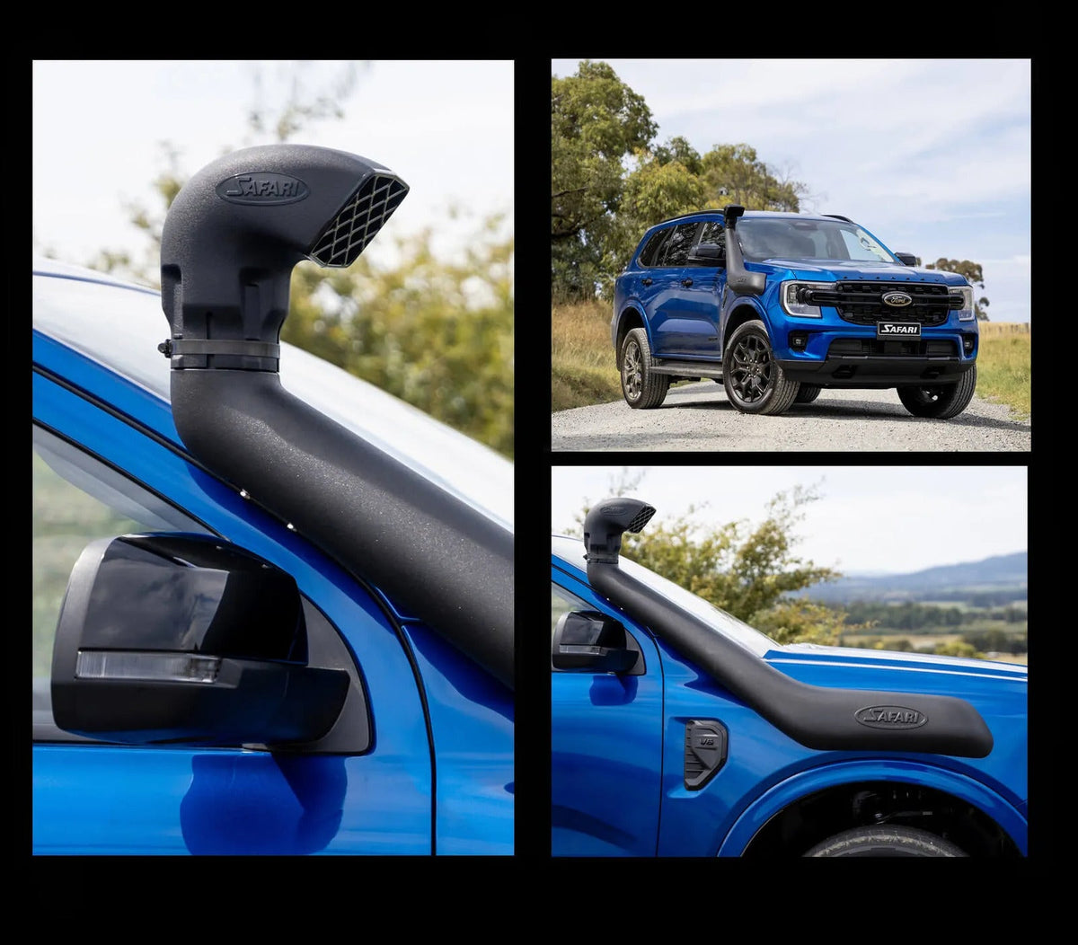 Safari Snorkel for the Next Gen Ford Ranger, side view
