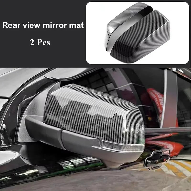 Side Mirror Covers for the Next Gen Ford Ranger, installed detail