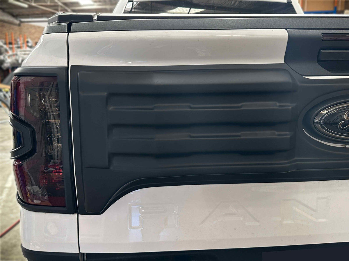 Tail Light Trim for the Next Gen Ford Ranger, close up detail