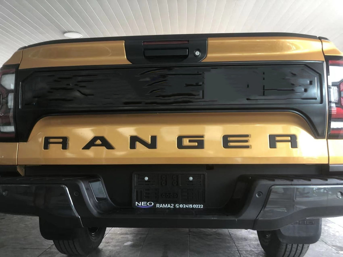 Tailgate Infill Stickers for the Next Gen Ford Ranger, finish detail