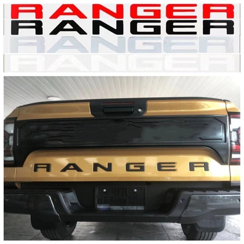 NXG Tailgate Infill Stickers for the Next Gen Ford Ranger