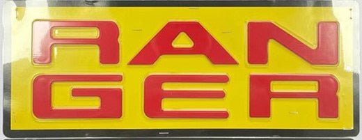 Tailgate Infill Stickers for the Next Gen Ford Ranger, rear angle