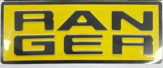 Tailgate Infill Stickers for the Next Gen Ford Ranger, mounting detail