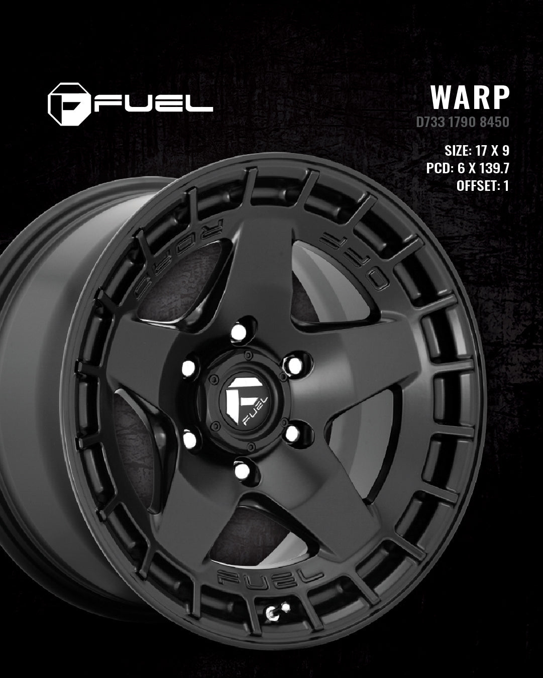Alloy Wheels Set of 4 for the Next Gen Ford Ranger, supplied contents