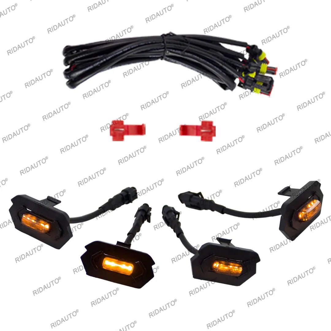Grille Lights 4 LED for the Next Gen Ford Ranger, close up detail