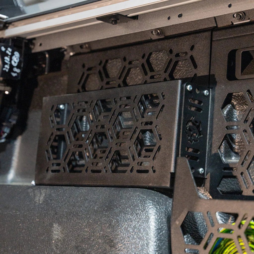 Tub Molle Panel for the Next Gen Ford Ranger, installed detail