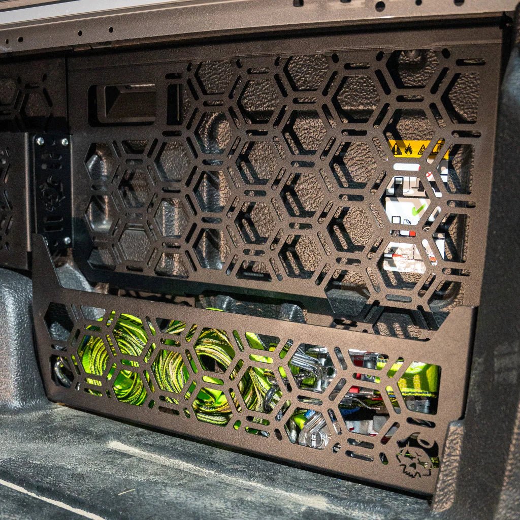 Tub Molle Panel for the Next Gen Ford Ranger, finish detail