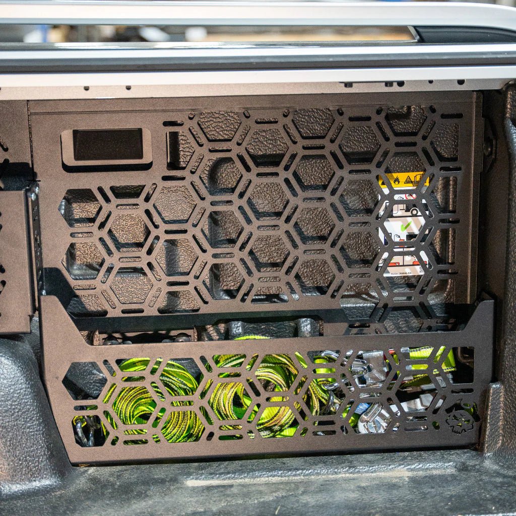 Tub Molle Panel for the Next Gen Ford Ranger, front angle