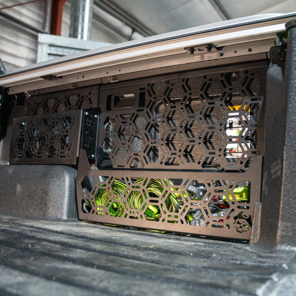 Tub Molle Panel for the Next Gen Ford Ranger, rear angle