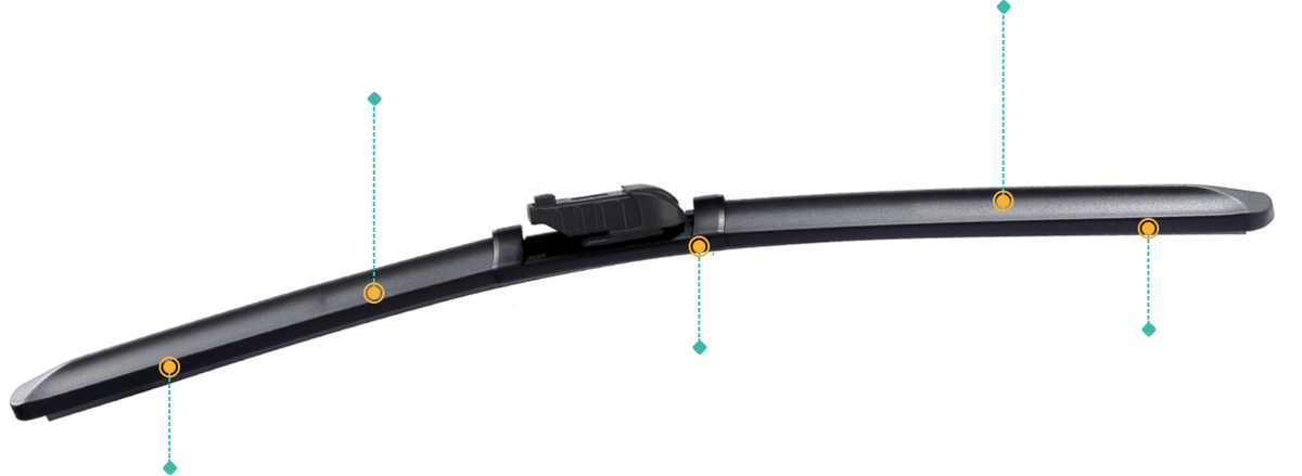 Uniwiper Wiper Blade Set for the Next Gen Ford Ranger
