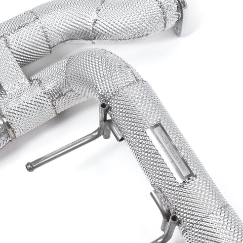 Raptor Y-Pipe with Heat Wrap