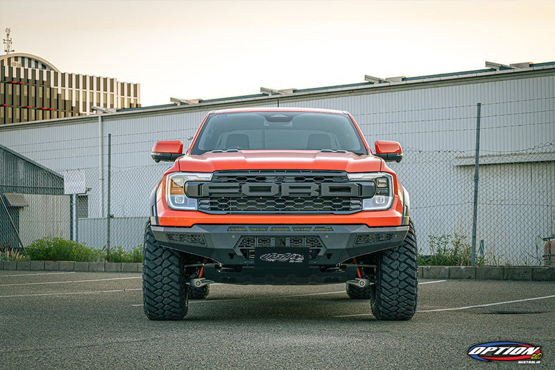 Option 4WD Option X Bull Bar fitted to a Next Gen Ford Ranger Raptor (2022-Current)